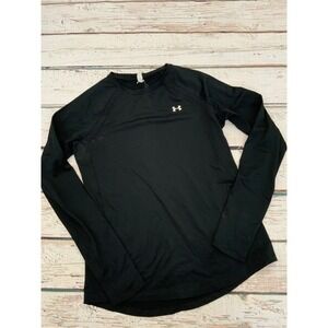 Under Armour ColdGear MED Black Long Sleeve Fitted Compression Shirt Base Layer